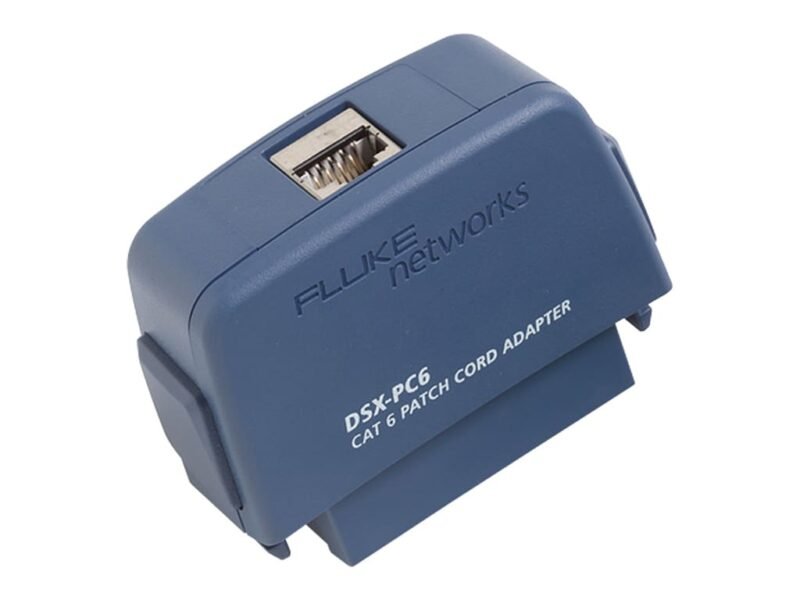 Fluke-DSX-PC6.jpg Fluke Networks DSX-PC6 Single Patch Cord Adapter for Cat 6 Modular Plug Terminated Links