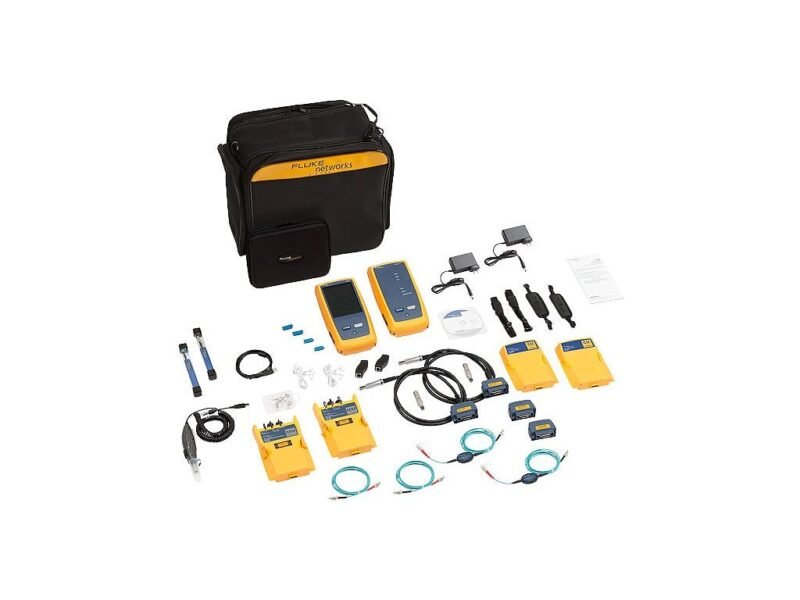 Fluke_DSX2-8000MI.jpg Fluke Networks DSX2-8000MI/GLD 2 GHz DSX2-8000 Cable Analyzer with Multimode OLTS, Fiber Inspection, Wi-Fi and 1 Year of Gold Support