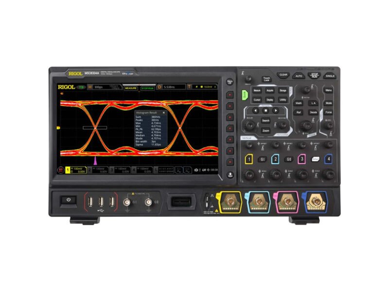 8000A-front.jpg Rigol MSO8074A - 4 Channel / 750 MHz Digital Oscilloscope