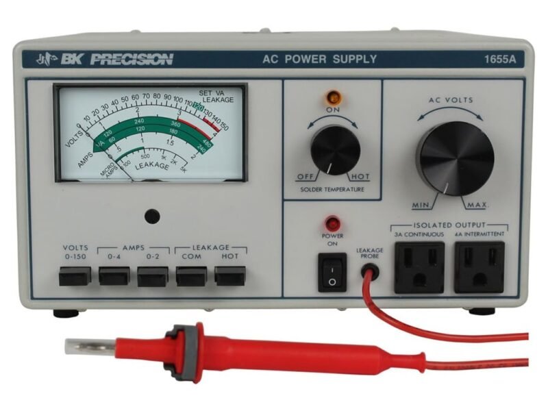 BK1655A_FrontView.jpg B&K Precision 1655A - 150V 3A AC Power Supply, 110VAC input only