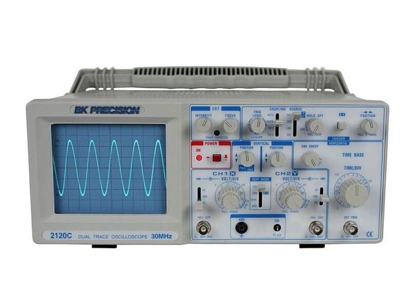 BK2120C1.jpg B&K Precision 2120C - 30 MHz Dual Trace Oscilloscope with Probes