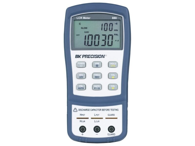 BK880.jpg B&K Precision 880 - 40,000 Count Dual Display Handheld LCR Meter
