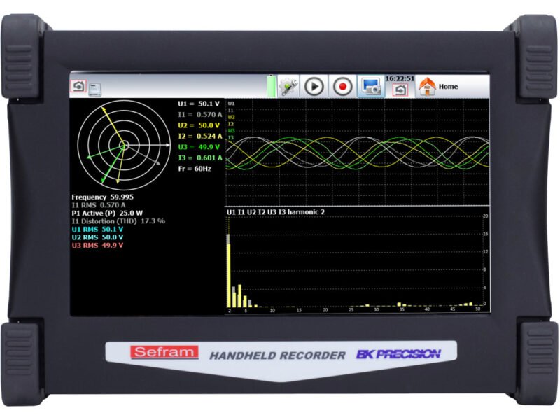 BKDAS60-Front.jpg B&K Precision DAS60-P - 6 Channel High Speed Multi-Function Data Recorder w/ Printer Option