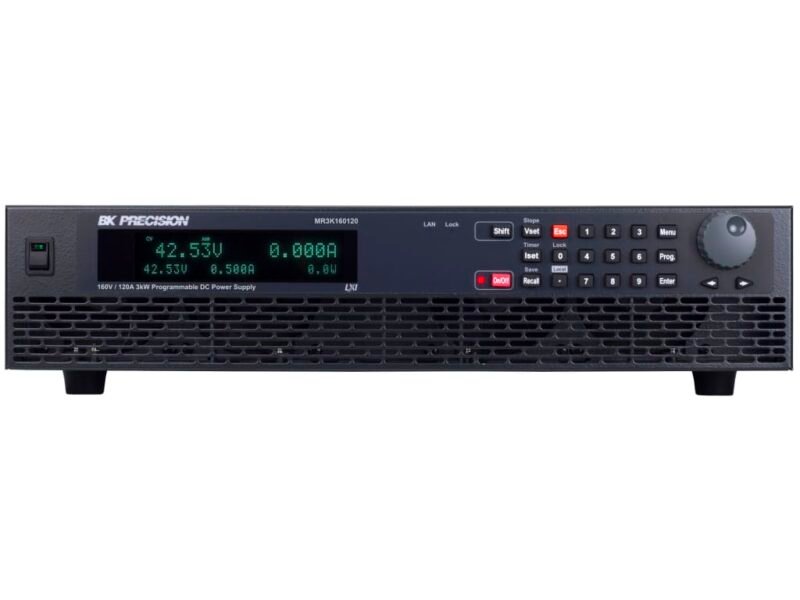 BK_MR3K160120.jpg B&K Precision MR3K160120 - 160V, 120A, 3 kW High Voltage Multi-Range DC Power Supply