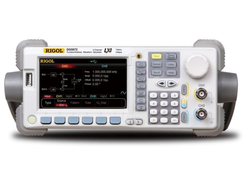 DG5072_frontview.jpg Rigol DG5072 Arbitrary Waveform Function Generator 70 MHz 2 Channel