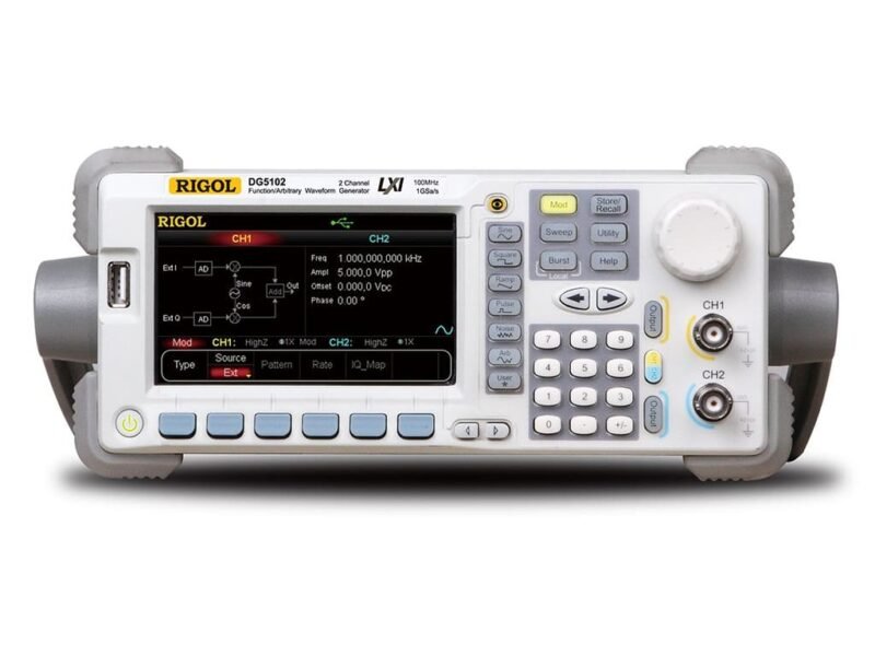 DG51022.jpg Rigol DG5102 Arbitrary Waveform Function Generator 100 MHz 1 Channel