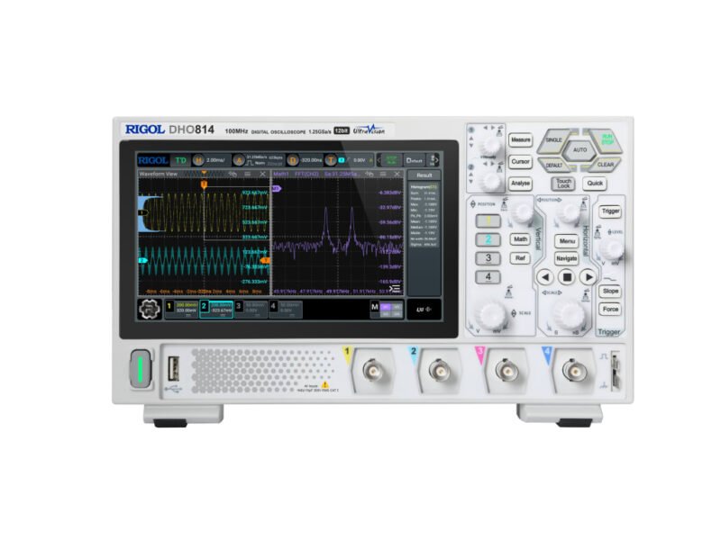 DHO814.jpg Rigol DHO814 - Digital Oscilloscope (4 Channels / 100MHz)