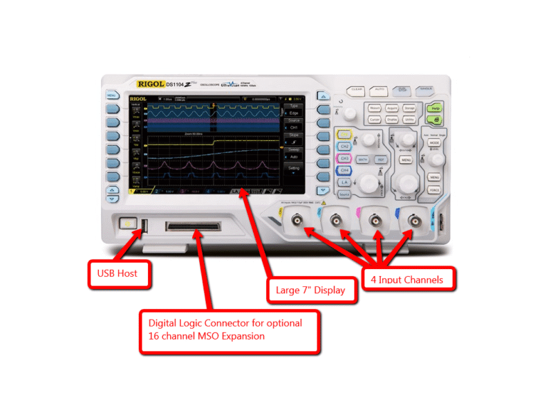 DS1000ZPLUSSERIES2.png Rigol DS1104Z-S PLUS-OB - 100 MHz Digital Oscilloscope