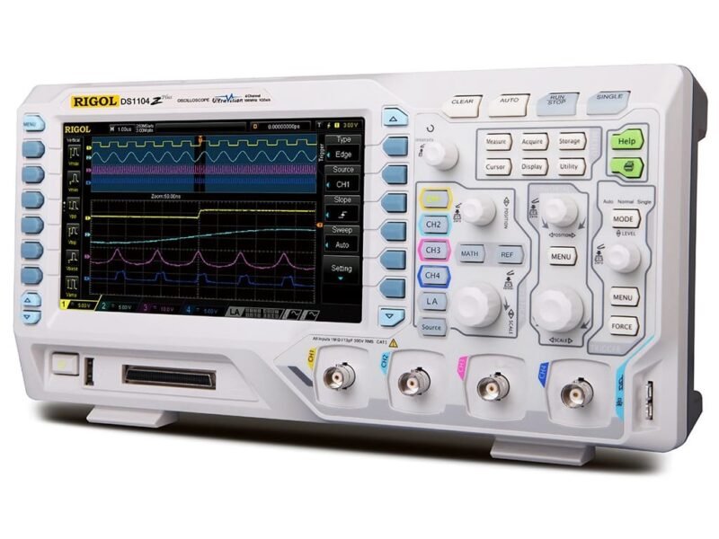 DS1104Z_Plus_1.jpg Rigol DS1104Z Plus 100 MHz Digital Oscilloscope with 4 Channels and 16 Digital Channels