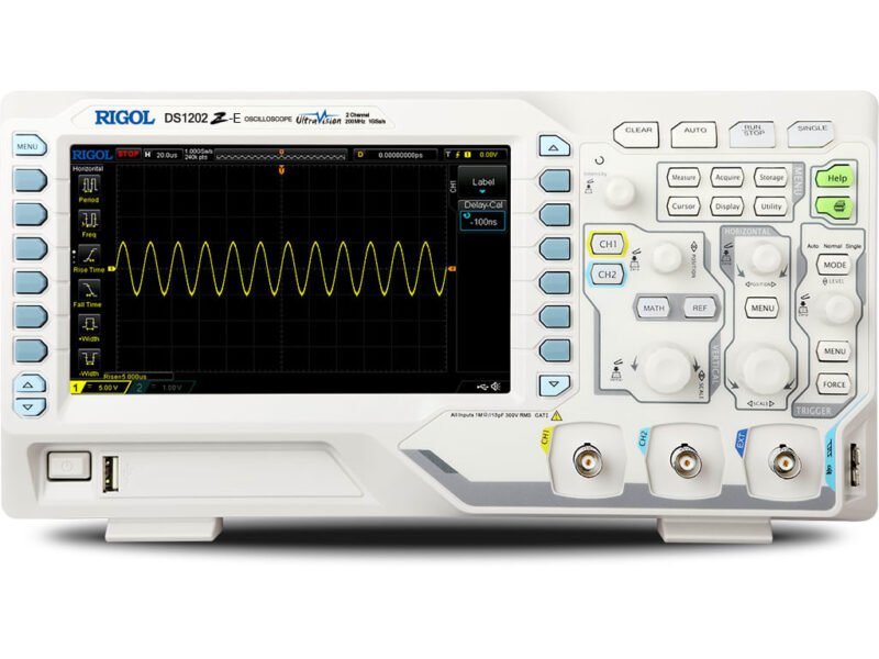 DS1202-Z-E_front.jpg Rigol DS1202Z-E - Two Channel / 200 MHz Digital Oscilloscope