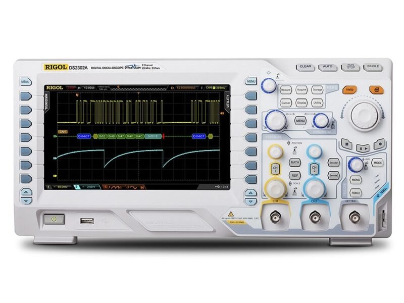 DS2302A.jpg Rigol DS2302A - 300 MHz 2 Channel Digital Oscilloscope