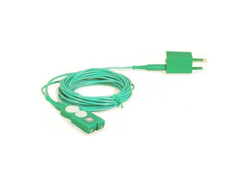 Green-Ground-Cord-And-Qube.jpg Prostat PGC-015Q Green Ground Cord & Qube