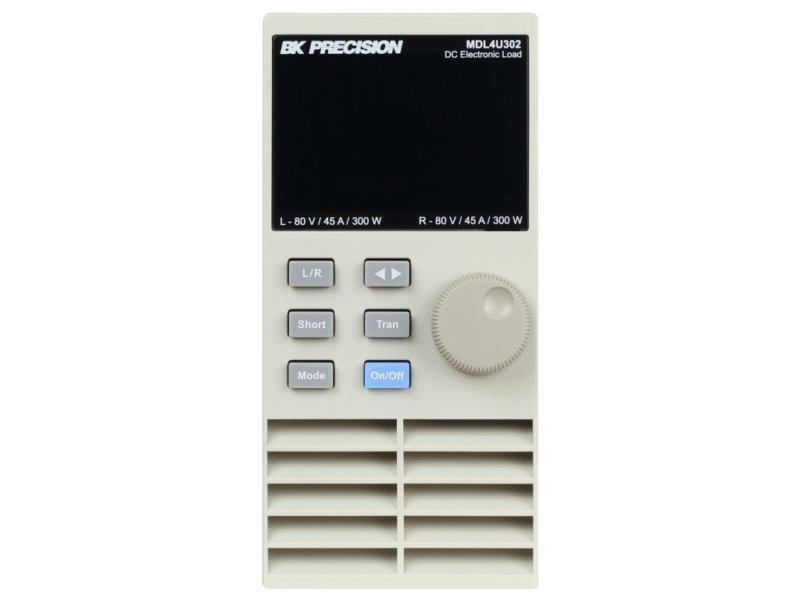 MDL4U302_front.png B&K Precision MDL4U302 - MDL4U Load Module (300W/300W, 80V, 45A, 2 Channel)