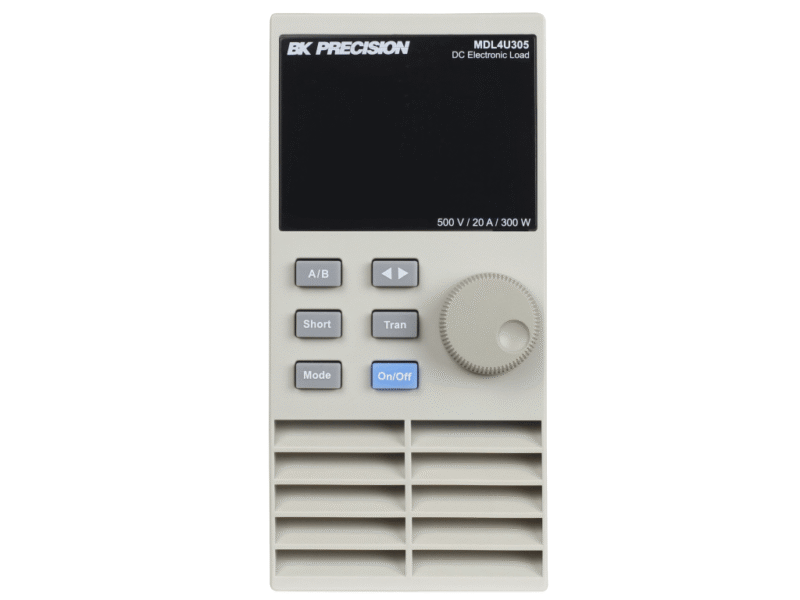 MDL4U305_front.png B&K Precision MDL4U305 - MDL4U Load Module (300W / 500V / 20A / 1 Channel)