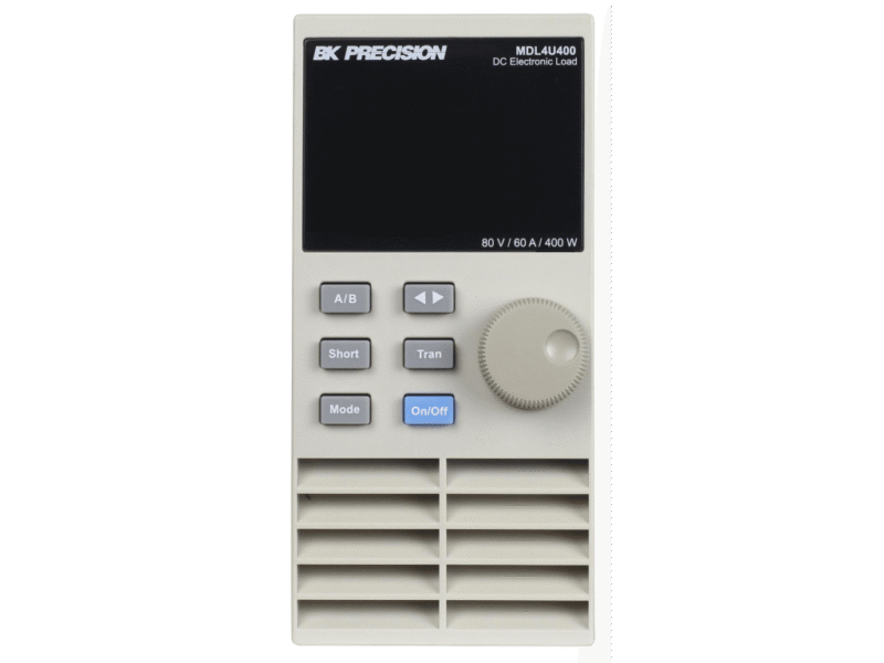 MDL4U400_front.png B&K Precision MDL4U400 - MDL4U Load Module (400W / 80V / 60A / 1 Channel)