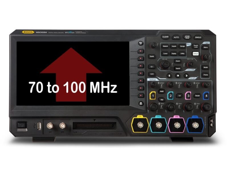 MSO5000-BW0T1.jpg Rigol MSO5000-BW0T1 - Bandwidth Upgrade from 70 to 100 MHz for MSO5072 / MSO5074