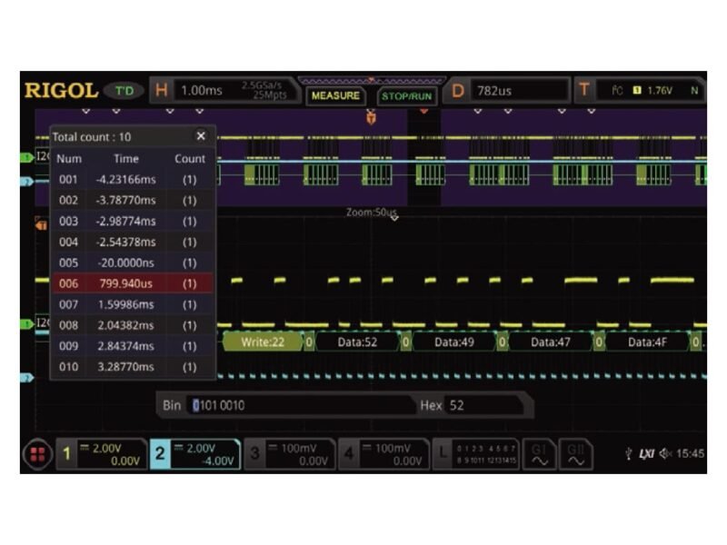 MSO8000-AERO.jpg Rigol MSO8000-BND - Application Bundle for MSO8000 Oscilloscope