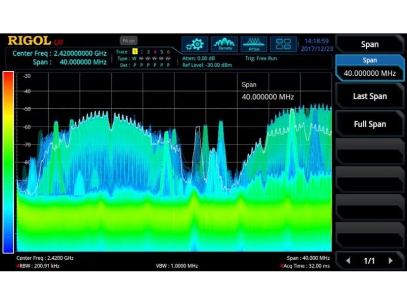 RSA5_40MHz_fb.jpg Rigol RSA5000-B40 Realtime Bandwidth Upgrade to 40MHz for RSA5000