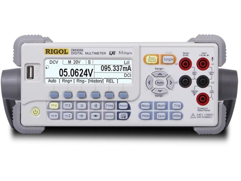 Rigol-DM30582.jpg Rigol DM3058E 5 1/2 Digit Low cost Benchtop Digital Multimeter with USB and RS-232 only