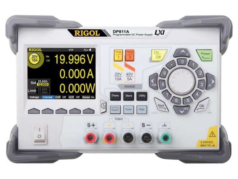 Rigol-DP811A.jpg Rigol DP811A Dual Range 200 W Single Output Power Supply
