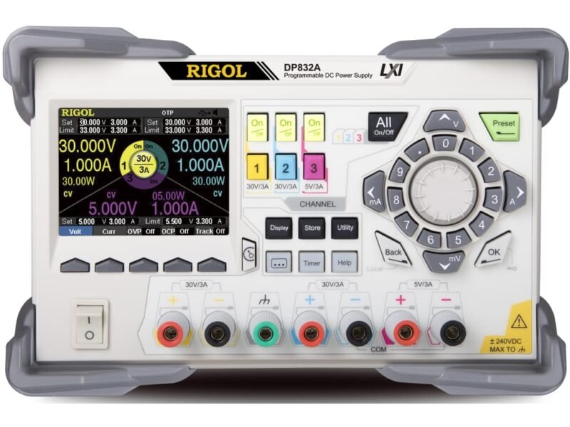 Rigol-DP832A.jpg Rigol DP832A Programmable DC Power Supply (3 Channels)