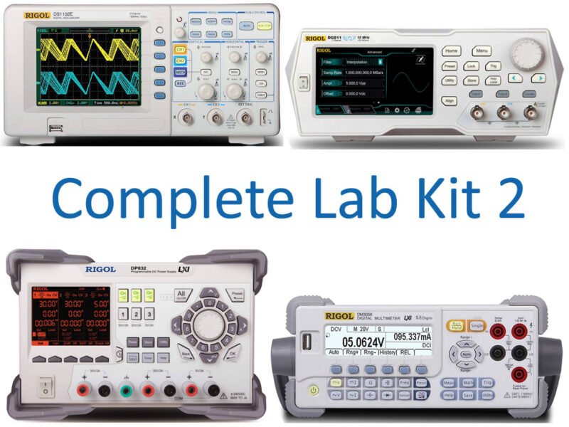 RigolComplete_Lab_2.jpg Rigol Complete Lab 2 - Includes DS1102E, DG811, DP832 and DM3058E