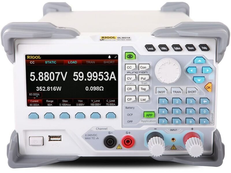 RigolDL3031A_Main.jpg Rigol DL3031A Programmable DC Electronic Load (Single Channel, 150V/60A/30kHz 350W) with High Resolution