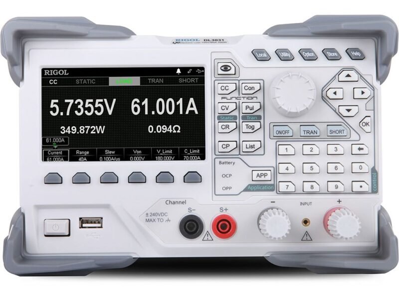 RigolDL3031_Main.jpg Rigol DL3031 Programmable DC Electronic Load (Single Channel, 150V/60A/15kHz 350W)