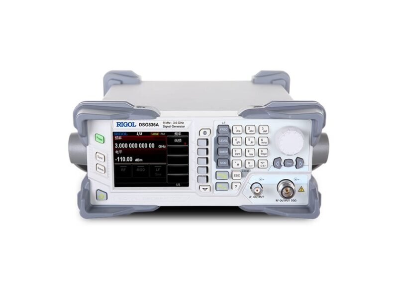 RigolDSG800A.jpg Rigol DSG821A - RF Signal Source for 9kHz to 2.1GHz with IQ Modulation