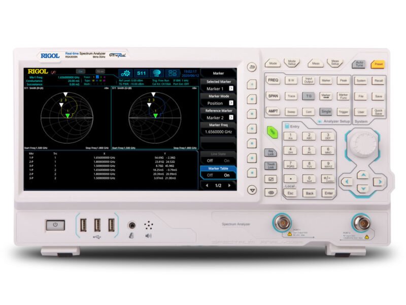 RigolRSA3030N.jpg Rigol RSA3030N-OCXO - 3.0 GHz Real-Time Spectrum Analyzer with Vector Network Analysis and OCXO Option Installed