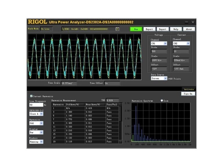Rigol Ultra Power Analyzer Power Analysis Software - Epsilon