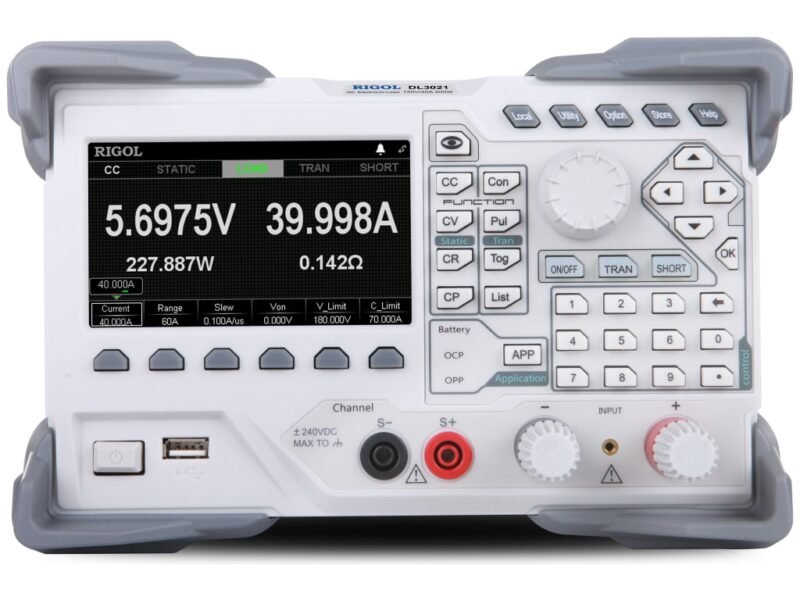 Rigol_DL3021.jpeg Rigol DL3021 Programmable DC Electronic Load (Single Channel, 150V/40A/15kHz 200W)