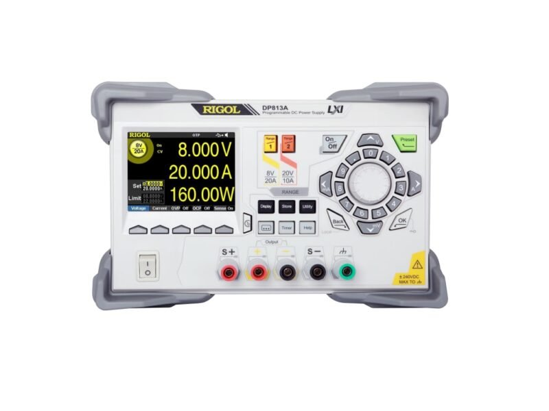 Rigol_DP813A.jpg Rigol DP813A - Dual Range Single Output 200 W Programmable DC Power Supply
