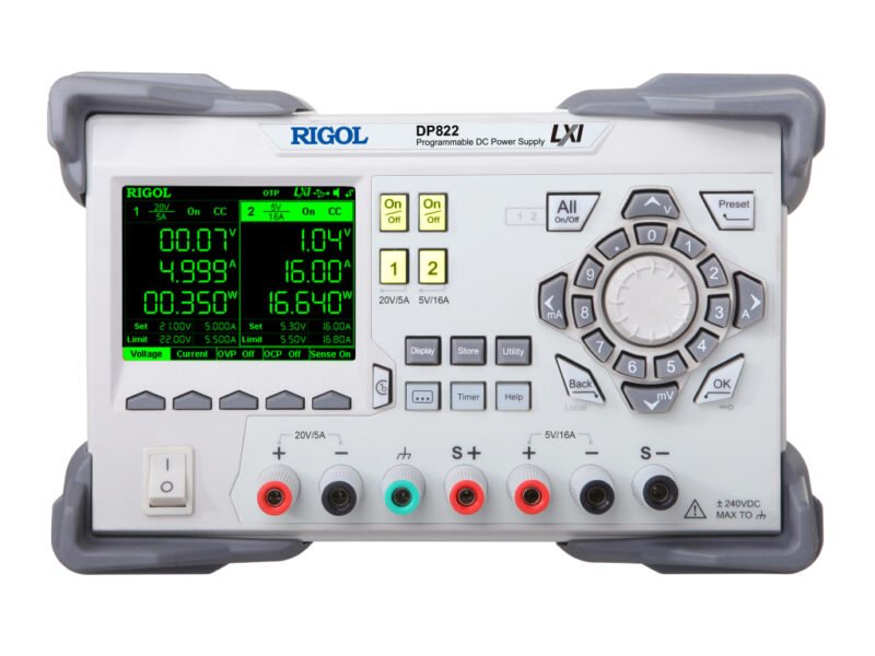 Rigol_DP822.jpg Rigol DP822 - Dual Output 180 W Programmable DC Power Supply