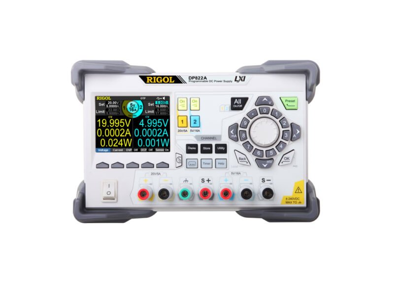 Rigol_DP822A.jpg Rigol DP822A - Dual Output 180 W Programmable DC Power Supply
