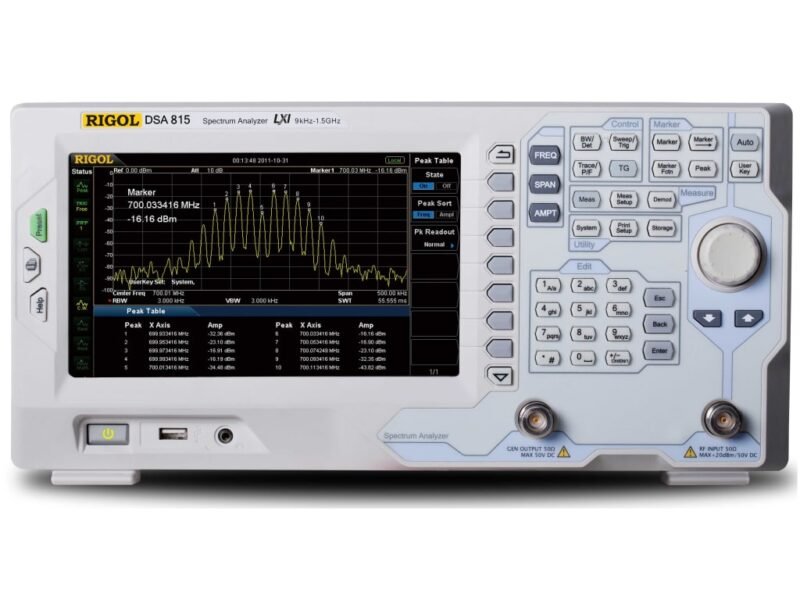 Rigol_DSA815-TG-EMI.jpg Rigol DSA815-TG-EMI Spectrum Analyzer, 9kHz to 1.5GHz