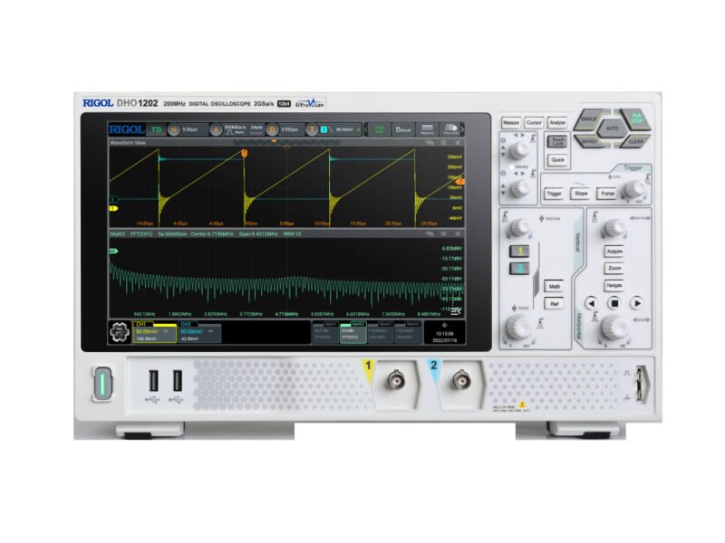 rigolDHO1202_Front_0227.jpg Rigol DHO1202 - 2 Channel / 200 MHz Digital Oscilloscope