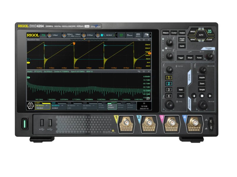 rigolDHO4204_front_0123.jpg Rigol DHO4204 - Digital Oscilloscope (4 Channel / 200 MHz)