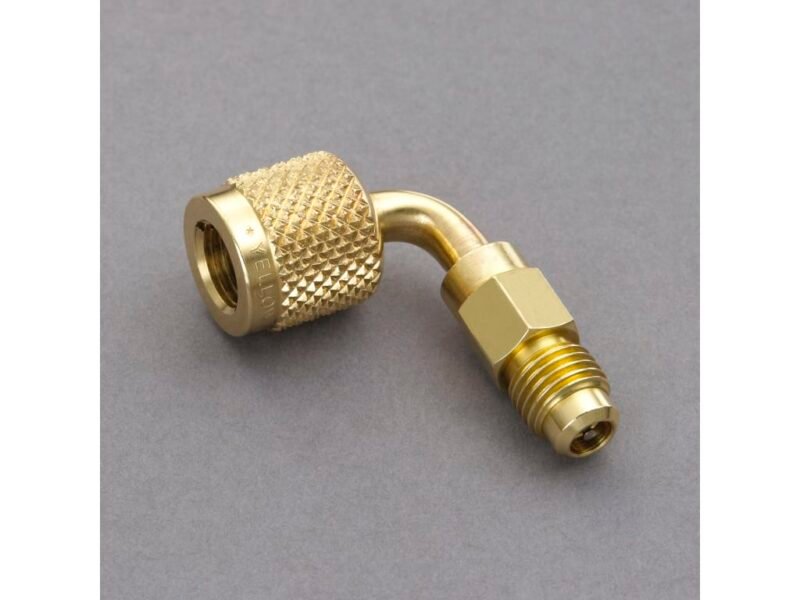 19191.jpg Yellow Jacket 19191 1/4" Female Quick Coupler x 1/4" Male Flare with Schrader Core in Male End