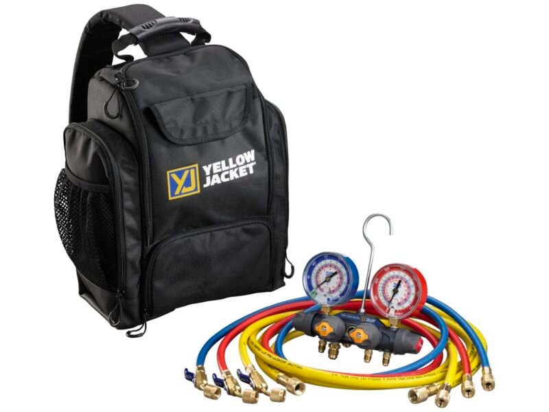42017_CO.jpg Yellow Jacket 42017 - Series 41 R22/404A/410A Manifold Kit (P/N 42017)
