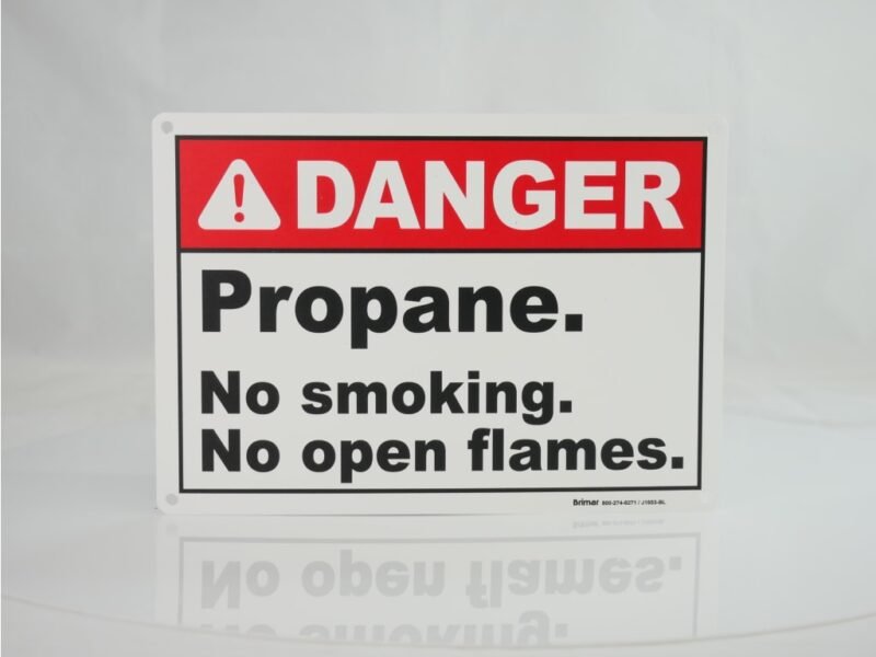 61013.Grey_.jpg Yellow Jacket 61013 - Propane Safety Placard