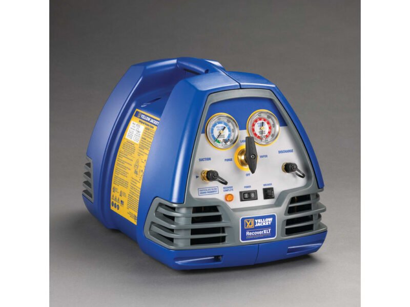 95760_Angle.jpg Yellow Jacket 95760 - RecoverXLT Refrigerant Recovery Machine, 115V/60 Hz