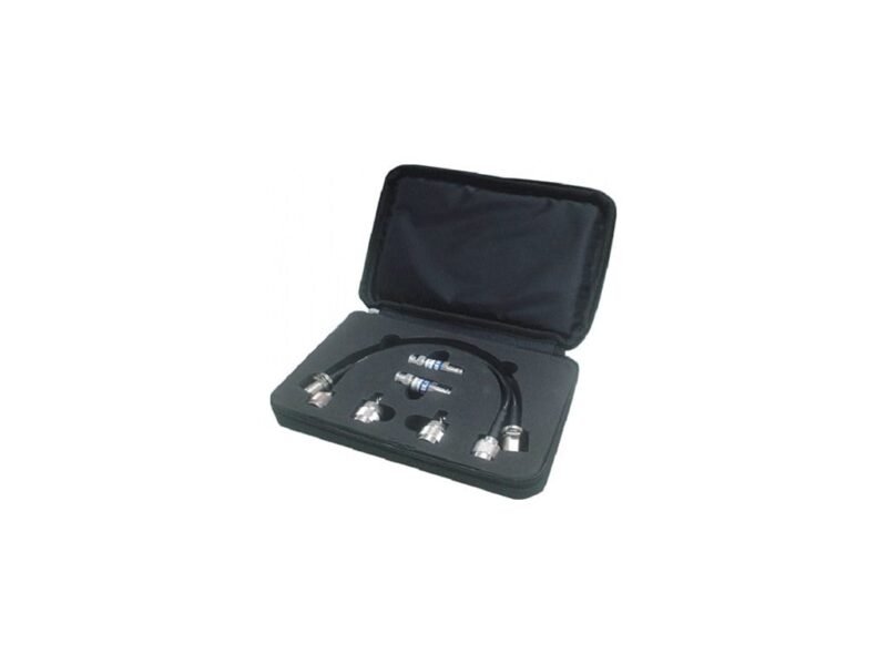 Instek-GKT-002.jpg A black case containing four wires, neatly arranged for easy access and organization.