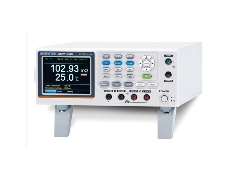 Instek-GOM-804-D.C.-Milli-ohm-Meter.jpg Instek GOM-804 D.C. Milli-ohm Meter with Handler / RS-232C / USB Device
