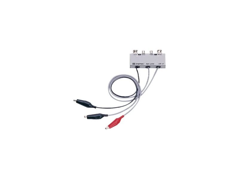 Instek-LCR-07.jpg Instek LCR-07 Test Fixture, 2 Wire, Alligator Clip