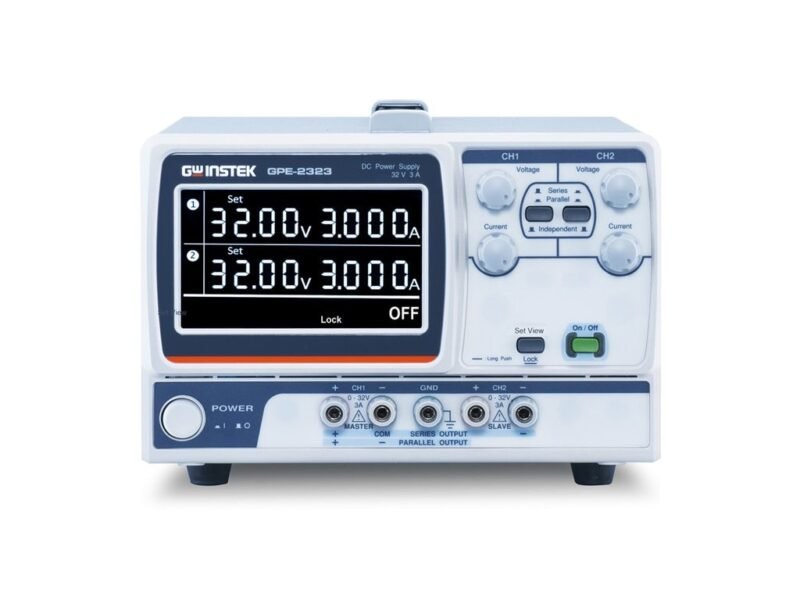 InstekGPE-23232.jpg Instek GPE-2323 2 Channels, 192W Linear DC Power Supply