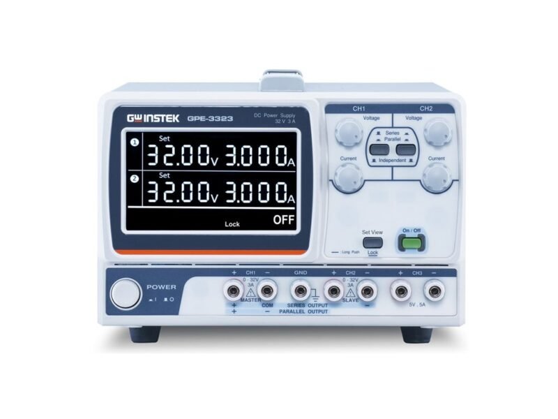 InstekGPE-3323.jpg Instek GPE-3323 3 Channels, 217W Linear DC Power Supply