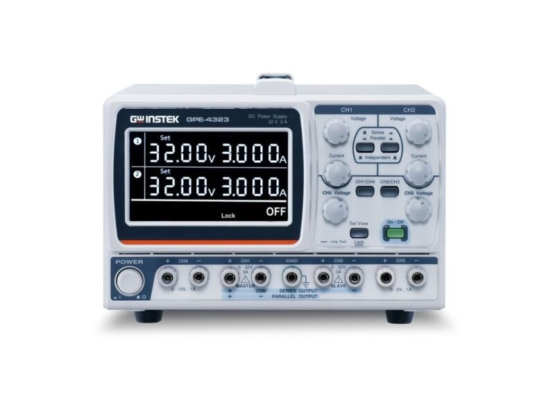 InstekGPE-4323.jpg Instek GPE-4323 4 Channels, 212W Linear DC Power Supply
