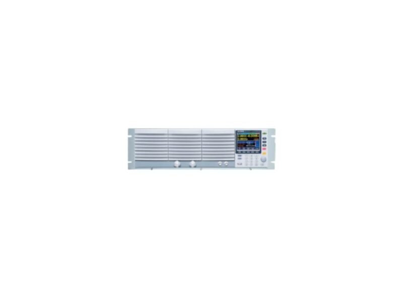 InstekGRA-414-E.jpg A white and gray power supply positioned against a clean white background, showcasing its sleek design and functionality.