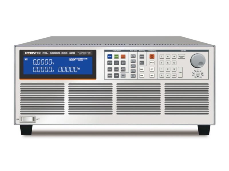 InstekPEL-5006G-600-420-01.jpg Instek PEL-5006G-600-420 - High Power DC Electronic Load, 600V, 420A, 6kW